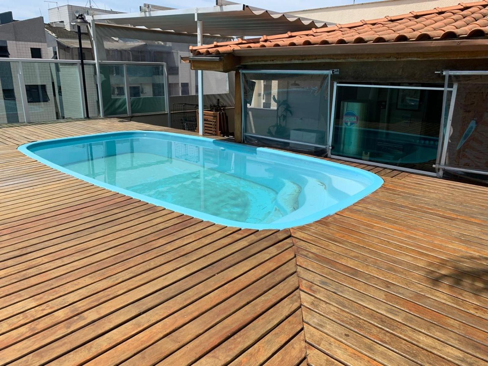 乌巴图巴Cobertura Premium Vista Pro Mar, Com Piscina公寓 外观 照片
